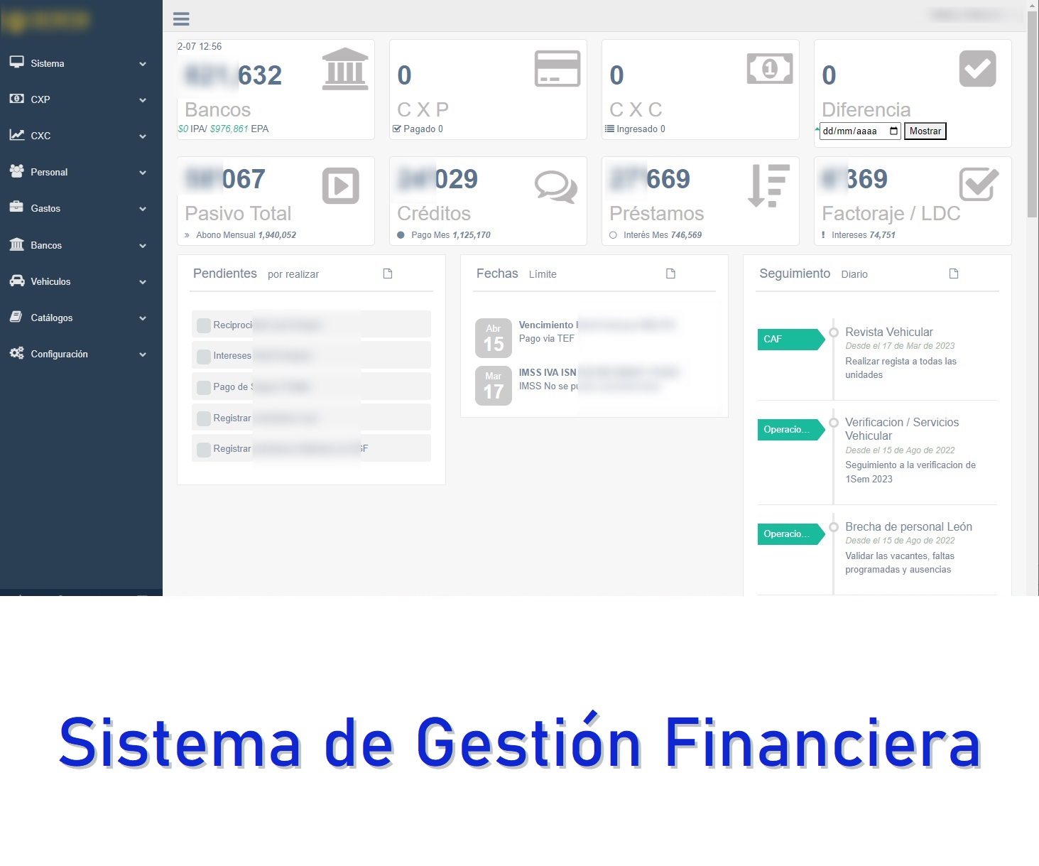 Banner de Sistema de Gestión